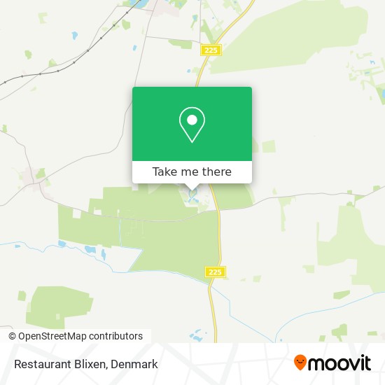 Restaurant Blixen map