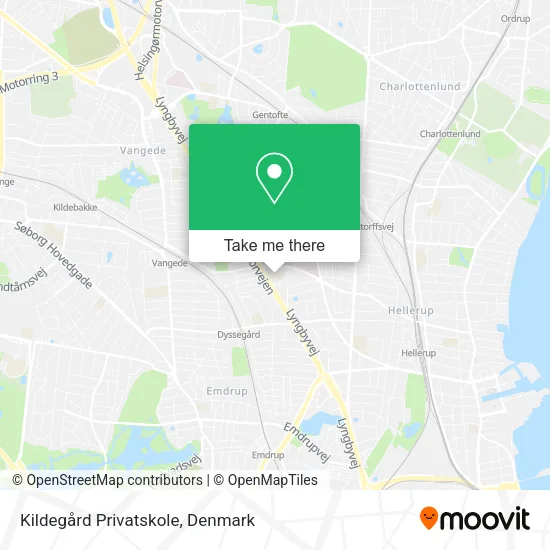 Kildegård Privatskole map