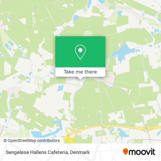 Sengeløse Hallens Cafeteria map