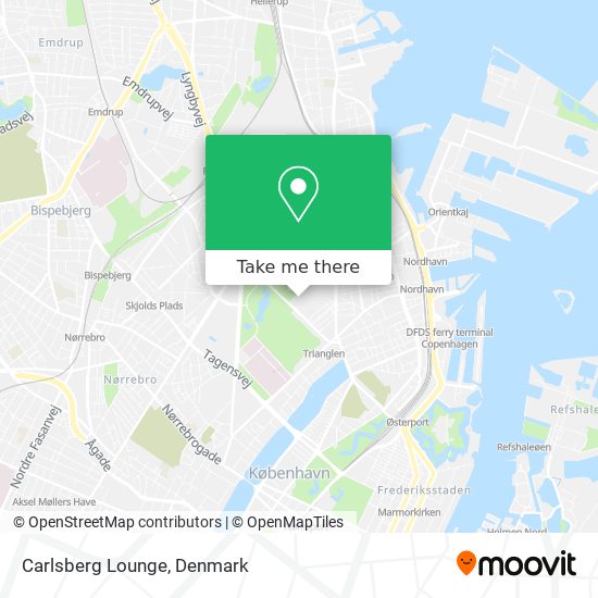 Carlsberg Lounge map