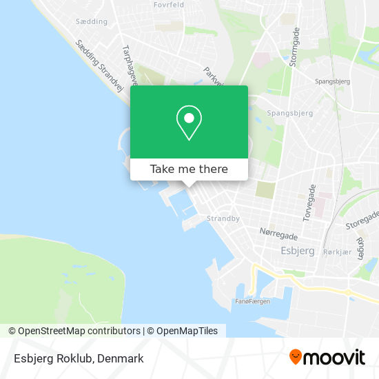 Esbjerg Roklub map