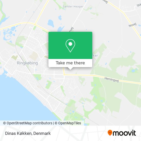 Dinas Køkken map