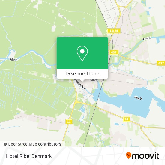 Hotel Ribe map