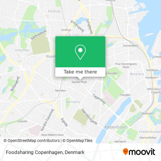Foodsharing Copenhagen map