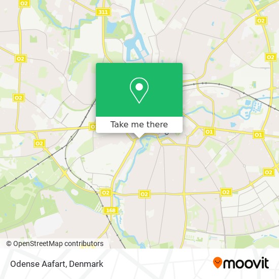 Odense Aafart map