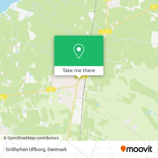 Grillhytten Ulfborg map