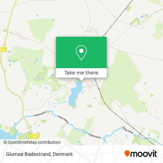 Glumsø Badestrand map