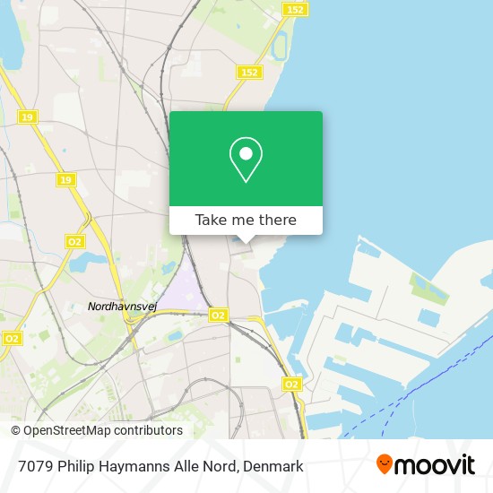 7079 Philip Haymanns Alle Nord map