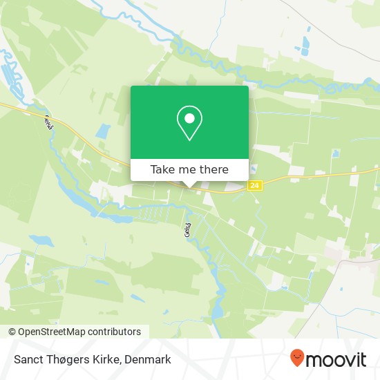 Sanct Thøgers Kirke map