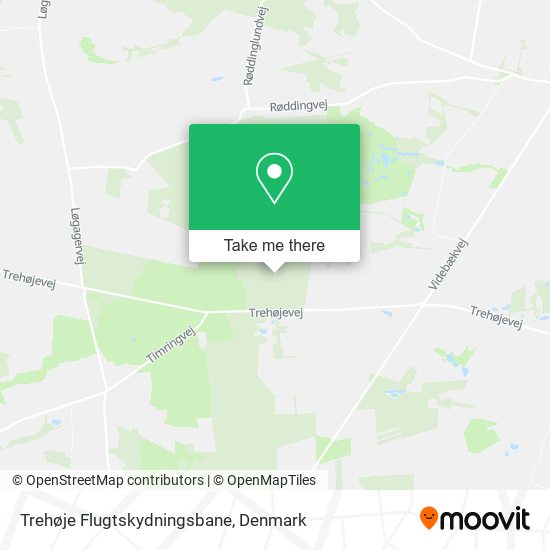 Trehøje Flugtskydningsbane map