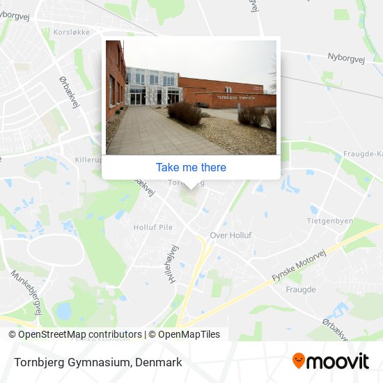 Tornbjerg Gymnasium map