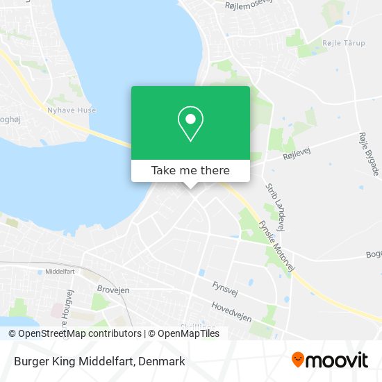 Burger King Middelfart map