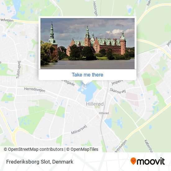 Frederiksborg Slot map