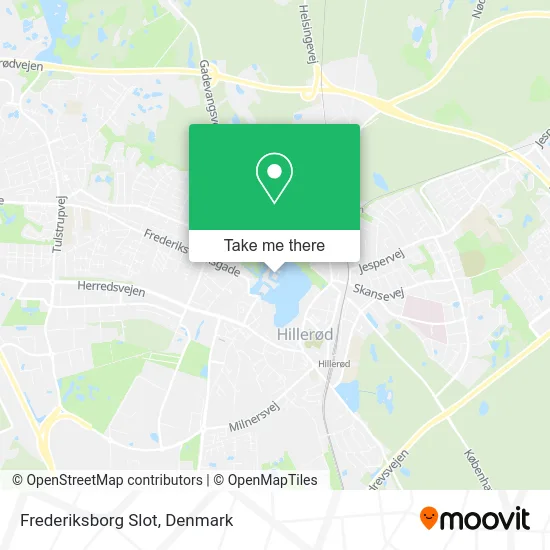 Frederiksborg Slot map