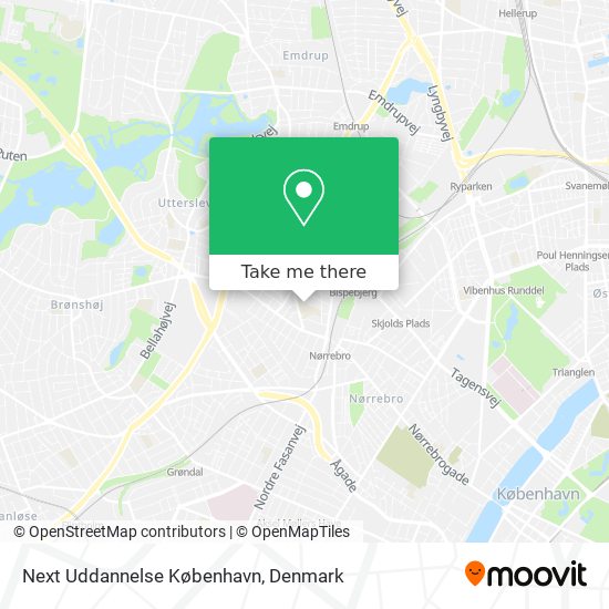 Next Uddannelse København map