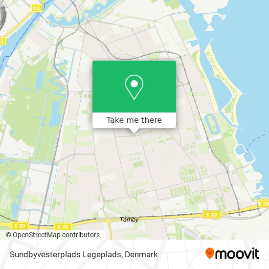 Sundbyvesterplads Legeplads map