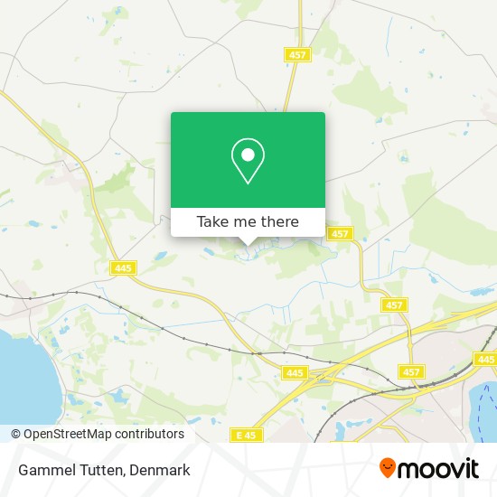 Gammel Tutten map