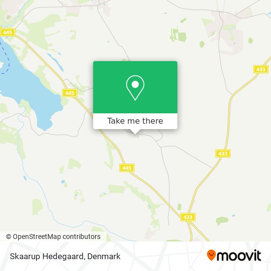 Skaarup Hedegaard map