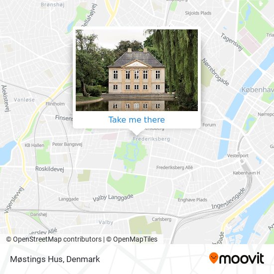 Møstings Hus map