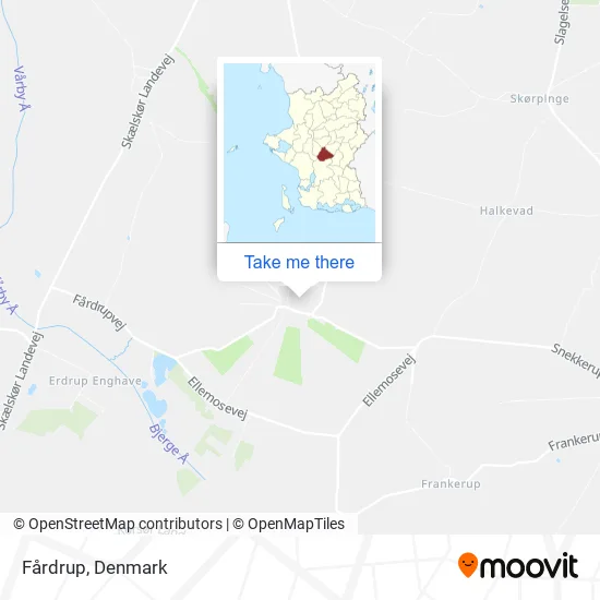Fårdrup map