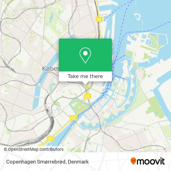 Copenhagen Smørrebrød map