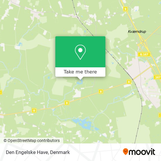 Den Engelske Have map