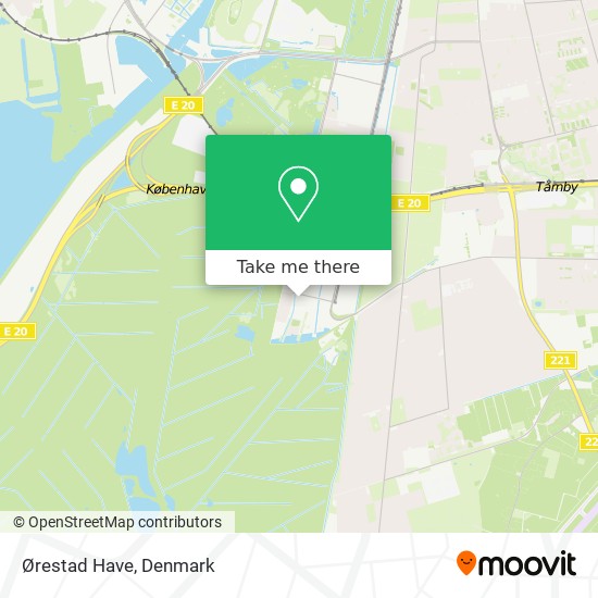 Ørestad Have map