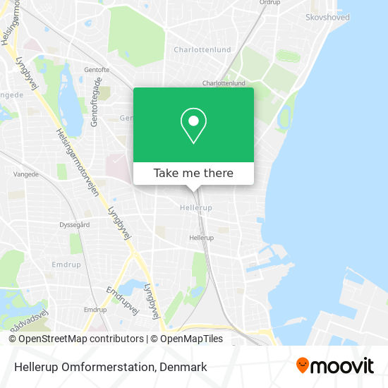 Hellerup Omformerstation map