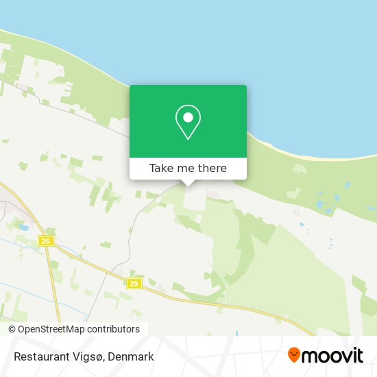 Restaurant Vigsø map