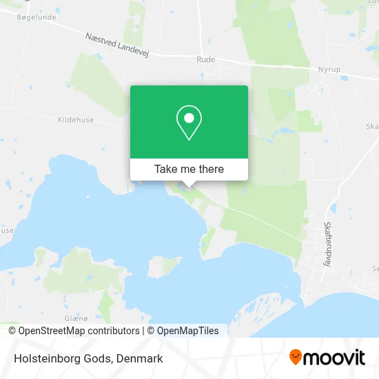 Holsteinborg Gods map