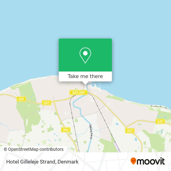 Hotel Gilleleje Strand map