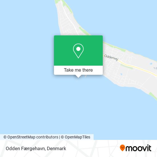 Odden Færgehavn map