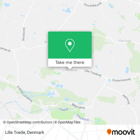 Lille Tvede map