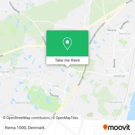 Rema 1000 map
