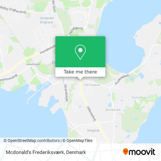 Mcdonald's Frederiksværk map