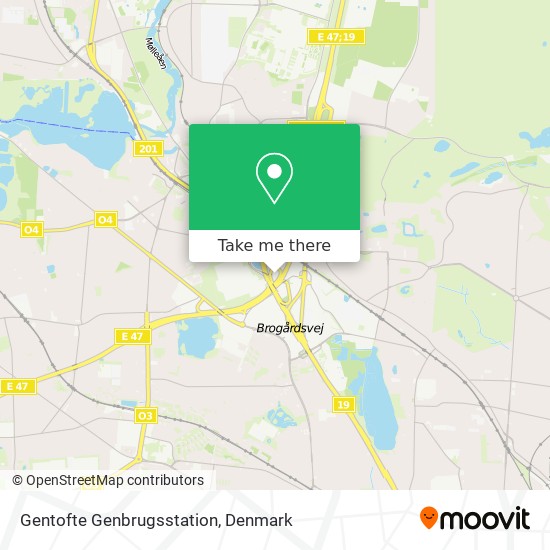 Gentofte Genbrugsstation map