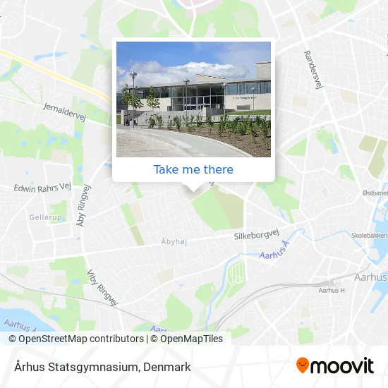 Århus Statsgymnasium map
