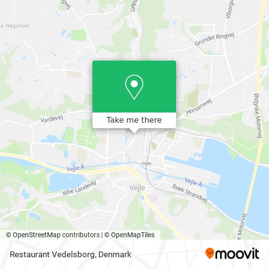 Restaurant Vedelsborg map