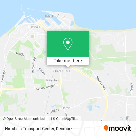 Hirtshals Transport Center map