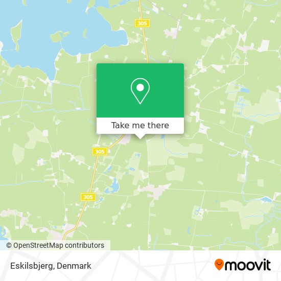Eskilsbjerg map