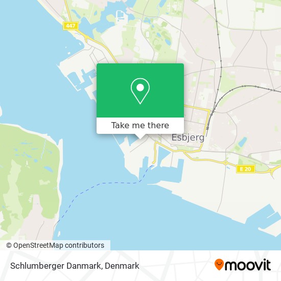 Schlumberger Danmark map