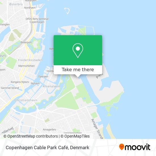 Copenhagen Cable Park Café map