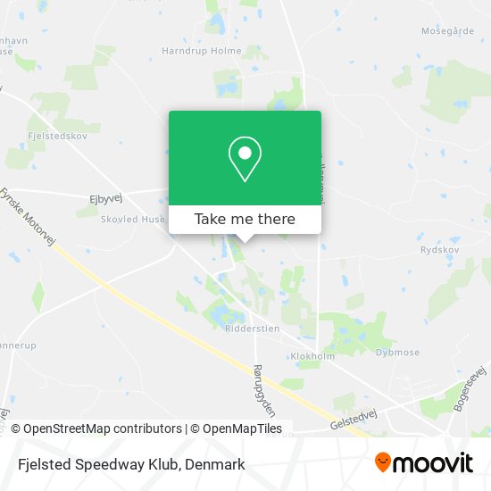 Fjelsted Speedway Klub map