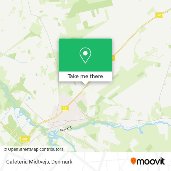 Cafeteria Midtvejs map