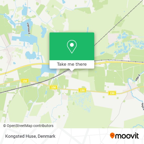 Kongsted Huse map