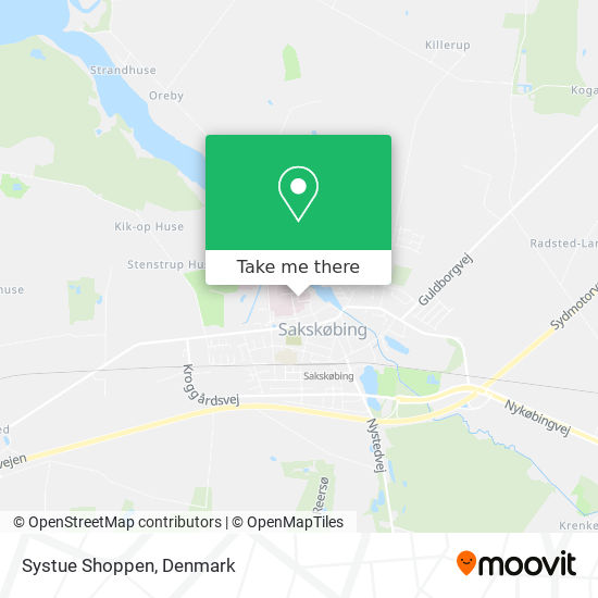 Systue Shoppen map