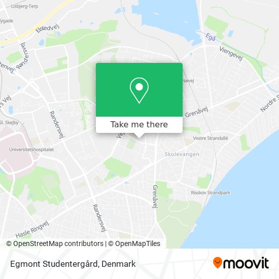 Egmont Studentergård map