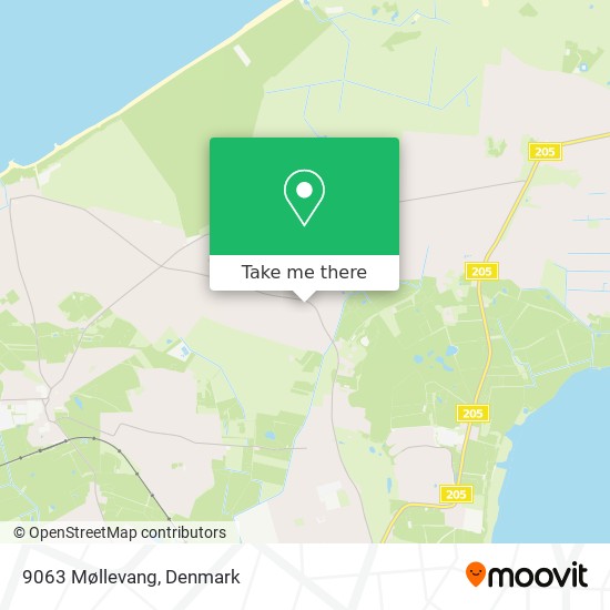 9063 Møllevang map