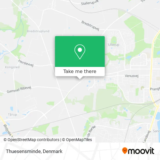 Thuesensminde map