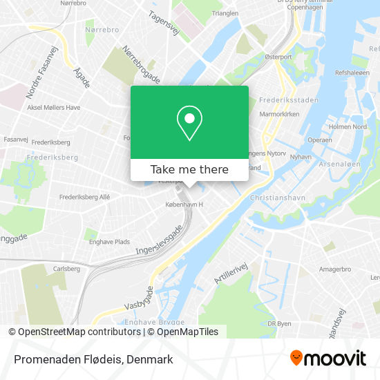 Promenaden Flødeis map